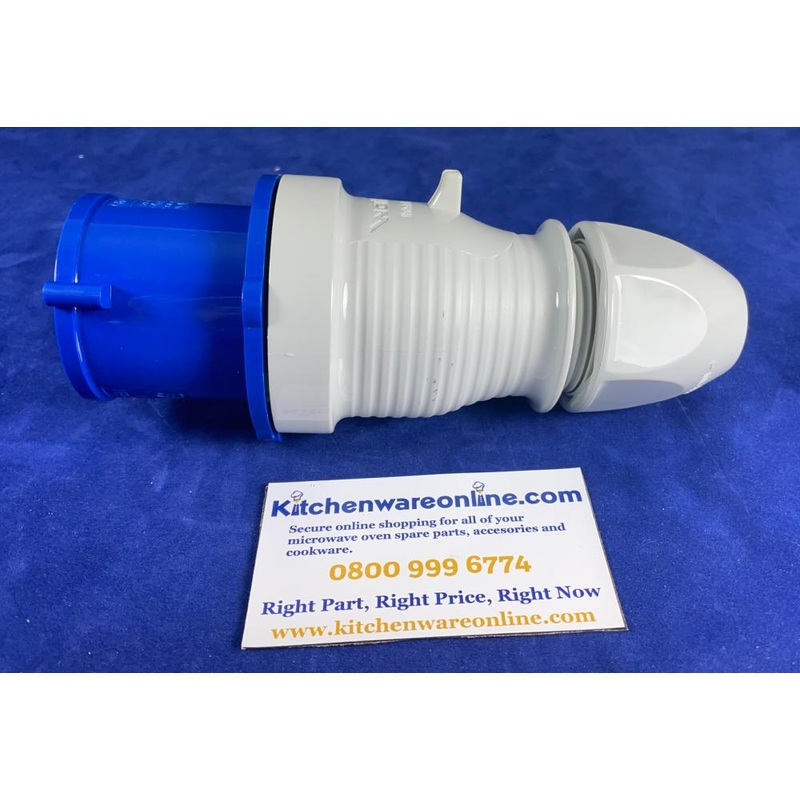 Universal 32AMP Blue 3 Pin Commando Plug