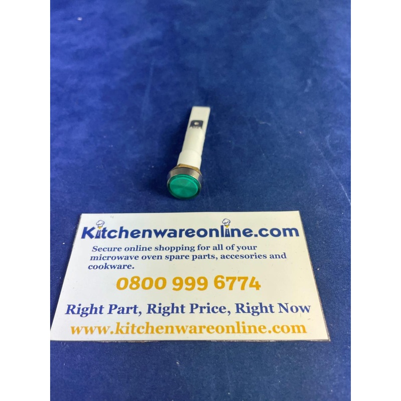 Universal green round neon 230v