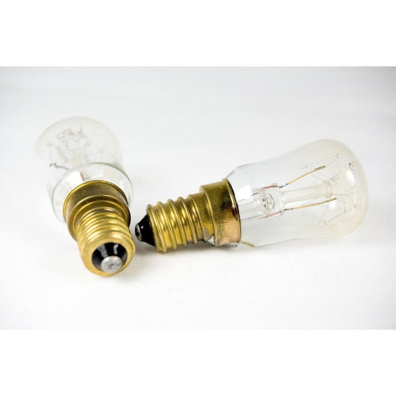Bulb screw in E14, 240 Volts 25 Watts, 300 degrees (Pack of 2)-ASW.244105