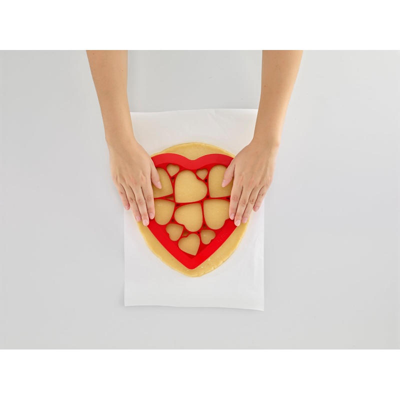 Lekue cookie puzzle hearts maker