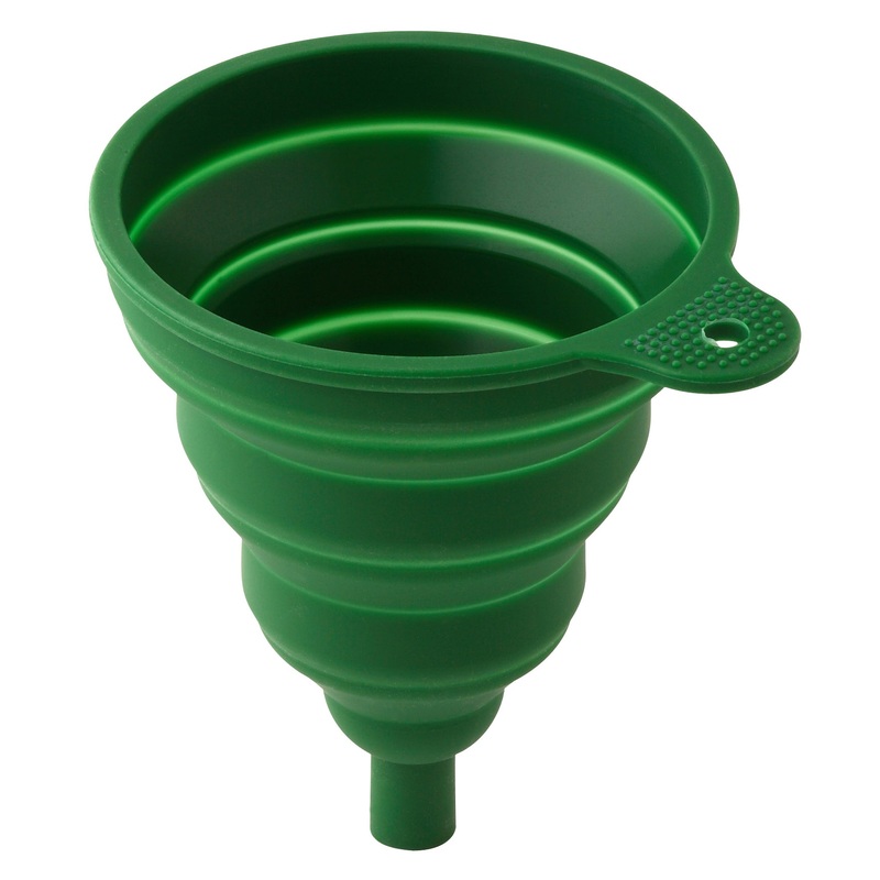 Collapsible funnel, funnel - green