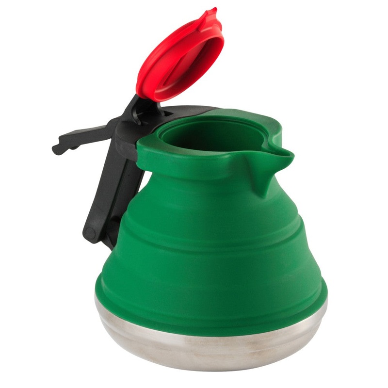 Collapsible Silicone Kettle -Kettle green