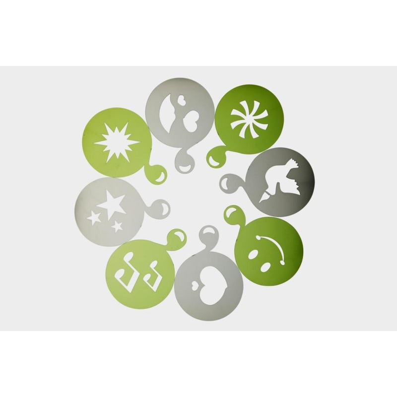 Kitchencraft drinks stencils - Pack of 8