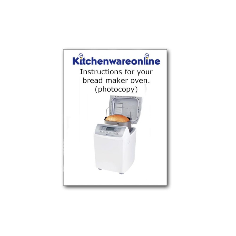 Panasonic SD-YR2540 Photocopy Instruction book and recipes