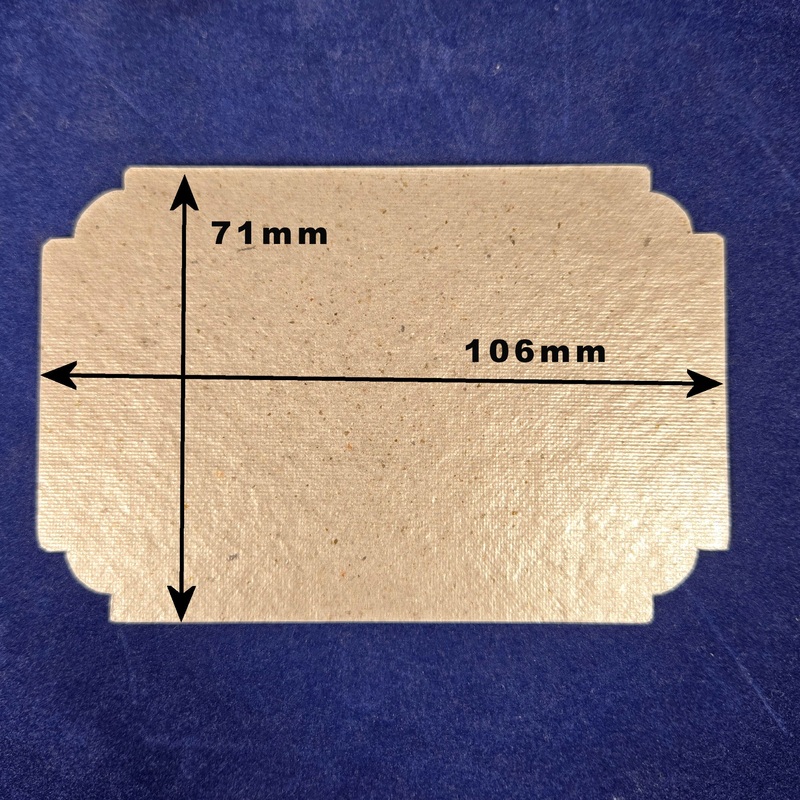 Candy Microwave Oven waveguide Cover - 166mm x 71mm - 783531318