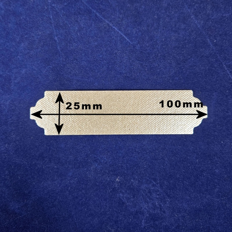Smeg microwave oven waveguide cover - 100 mm x 25 mm - 012172074