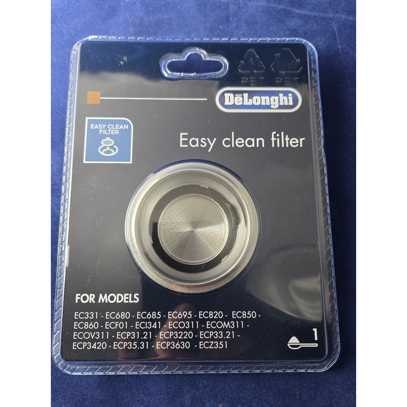 DeLonghi 1 Cup easy clean filter for Coffee maker - 5513280991