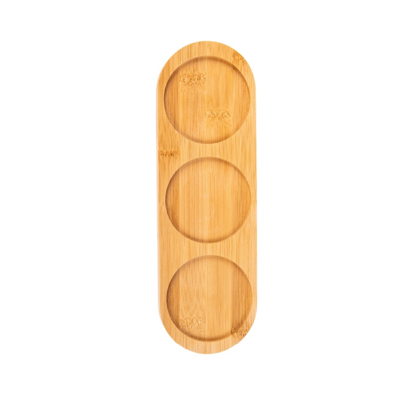 Bamboo Cup Holder Tray
