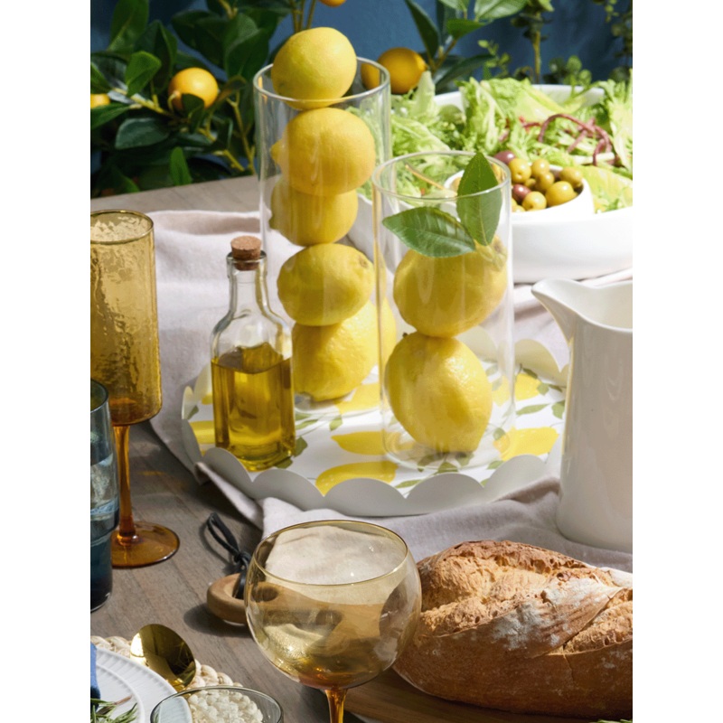 Lemon Printed Tray