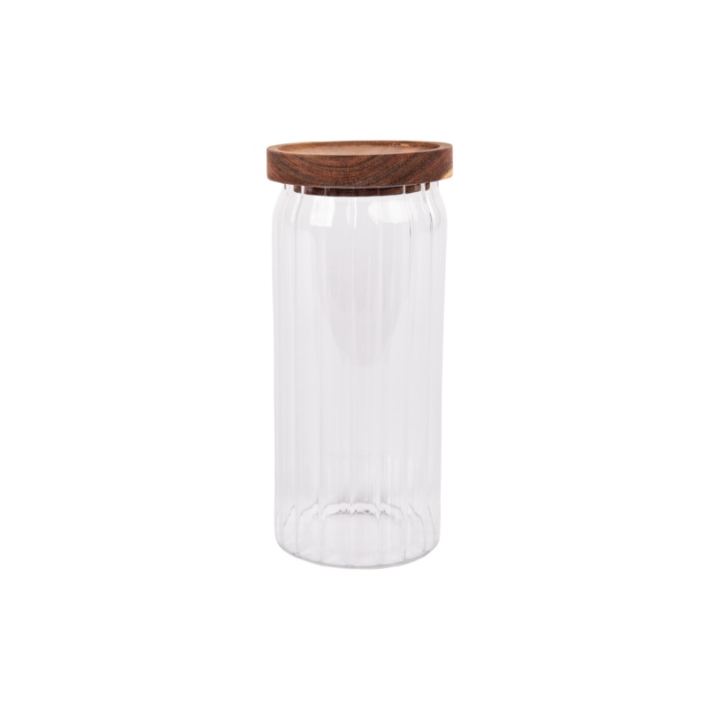 Tall Bamboo Lid Canister