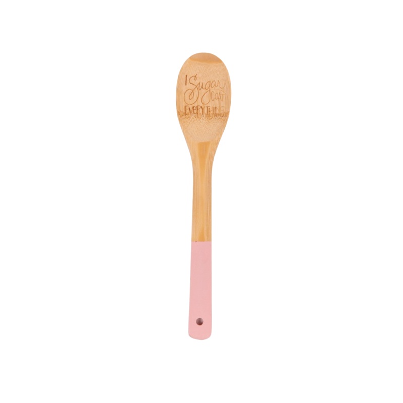 Wooden Spoon With Silicone Handle